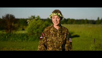 Photo of Лиго в стиле милитари: земессарги исполнили народную песню в джазовой обработке