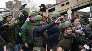 Photo of Kā strādā žurnālisti frontes līnijā Donbasā
