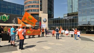 Photo of В Вильнюсе прошел пикет работников компании по обработке отходов